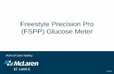 Freestyle Precision pro (fspp) glucose meter
