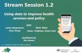 Using data to improve - ANZSOG