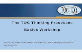 The TOC Thinking Processes Basics Workshop