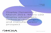 Display Dynamics – March 2021: Micro LED display ...
