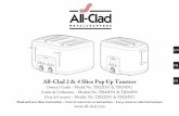 All-Clad 2 & 4 Slice Pop Up Toasters