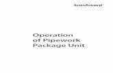 Operation of Pipework Package Unit
