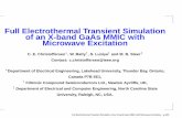 Full Electrothermal Transient Simulation of an X-band GaAs ...