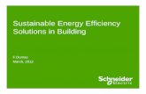 Sustainable Energy Efficiency Solutions in Building