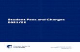 Student Fees and Charges 2021/22 - Harper Adams University