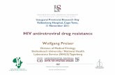 HIV antiretroviral drug resistance