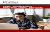 Student Handbook 2020–21 Award-bearing courses - …