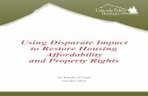 Using Disparate Impact to Restore Housing Affordability ...