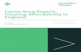 Cause Area Report: Housing Affordability in England