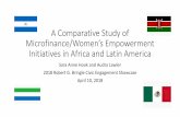 A Comparative Study of Microfinance/Women’s Empowerment ...