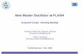 New Master Oscillator at FLASH