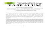 ISSN 2088-5113 (cetak) ISSN Jurnal Ilmiah Pertanian PASPALUM