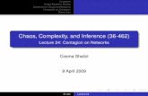 Chaos, Complexity, and Inference (36-462) - Lecture 24 ...