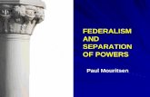 Federalism and Separation of Powers - Nevada Legislature