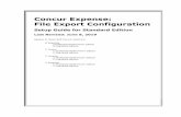 Concur Expense: File Export Configuration