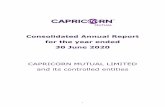 Consolidated Annual Report for the year ended 30 June 2020