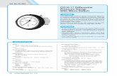 DG16·17 Differential Pressure Gauge With Micro Switch