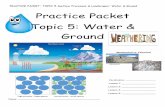 PRACTICE PACKET: TOPIC 5 Surface Processes & Landscapes ...