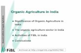 Organic Agriculture in India - orgprints.org