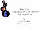 Medical Applications of Pattern Recognition