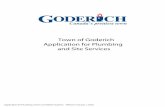 Town of Goderich Application for Plumbing and Site Services