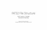 FAT32 File Structure - Harvard University