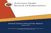 School Closure Exit Survey Report