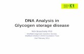 DNA Analysis in Glycogen storage disease