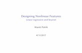 Designing Nonlinear Features