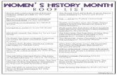 WOMEN S HISTORY MONTH - Simply Literary