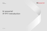 kt powertel IP PTT Introduction - ktp.co.kr