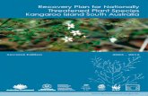 RECOVERY PLAN for 15 Kangaroo Island Plant Species