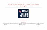 Lamar County Elementary School Intervention Strategies