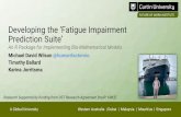 Developing the ‘Fatigue Impairment Prediction Suite’