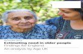 Estimating Needs Report - Age UK