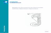 Background Document for the Short-snouted seahorse ...