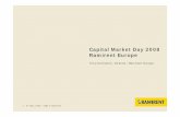 Capital Market Day 2008 Ramirent Europe