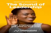 TRENDICATORS RESEARCH REPORT The Sound of Leadership