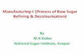 Manufacturing-I (Process of Raw Sugar Refining ...