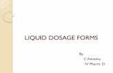 LIQUID DOSAGE FORMS - Centurion University
