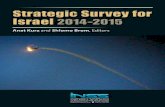 Strategic Survey for Israel 2014-2015 - INSS
