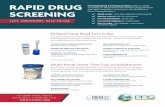RAPID DRUG PAS Rapid Drug Screening products SCREENING ...