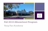 Fall 2016 Afterschool Program - yfacademy.org