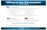 Ways to Donate