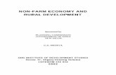 Non-Farm Economy and Rural Development