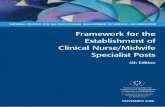 Framework for the Establishment of Clinical Nurse/Midwife ...