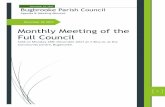 Monthly Meeting of the Full Council
