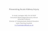 Preventing Acute Kidney Injury - RCP London