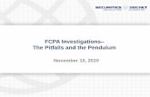 FCPA Investigations The Pitfalls and the Pendulum