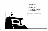 1999-2000 Fact Book - Montclair State University